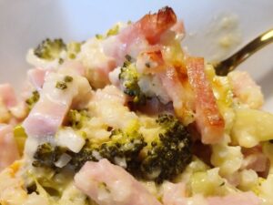 keto ham casserole with cauliflower recipe